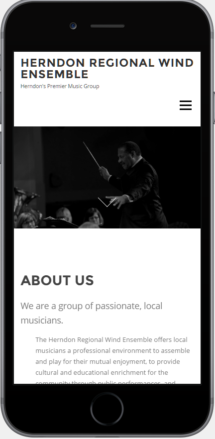 Homepage of the Herndon Regional Wind Ensemble